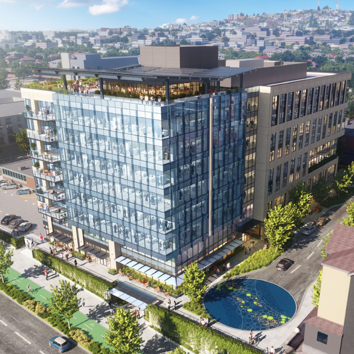 Schnitzer West designing office complex in lower Queen Anne